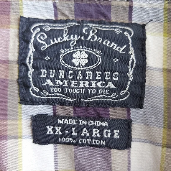 LUCKY BRAND ♡ Mens Western Shirt - Picture 5 of 13